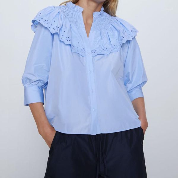 poplin shirt women summer 2020 long sleeve ruffle front button solid blouse lady elegant tonal embroidered eyelet shirts1, White
poplin shirt women summer 2020 long sleeve ruffle front button solid blouse lady elegant tonal embroidered eyelet shirts1, White