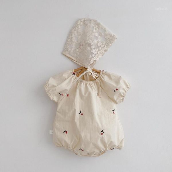 korean style infants clothes 2020 summer embroidery floral newborn baby girls cotton bodysuits with lace hat toddlers jumpsuits1, Blue
korean style infants clothes 2020 summer embroidery floral newborn baby girls cotton bodysuits with lace hat toddlers jumpsuits1, Blue