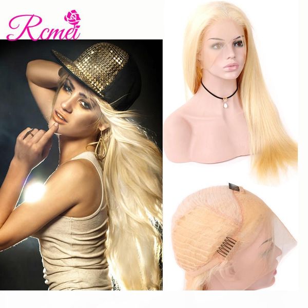 rcmei malaysian straight human hair wigs 613 blonde pre-colored wigs for women 13*4 lace frontal wigs 10-24 inch, Black;brown
rcmei malaysian straight human hair wigs 613 blonde pre-colored wigs for women 13*4 lace frontal wigs 10-24 inch, Black;brown