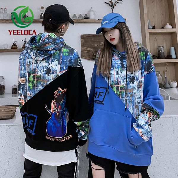 2020 couple's hoodie for men women oversized sweatshirt harajuku color matching camouflage brand design street clothing c1115, Black;white
2020 couple's hoodie for men women oversized sweatshirt harajuku color matching camouflage brand design street clothing c1115, Black;white