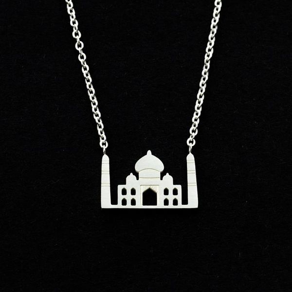 pendant necklaces stainless steel fashion jewelry exquisite castle necklace child's fairy tale building for fans summer gift drop, Silver
pendant necklaces stainless steel fashion jewelry exquisite castle necklace child's fairy tale building for fans summer gift drop, Silver