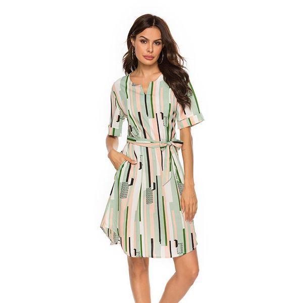 casual dresses modern a-line striped bow bandage elegant v-neck empire knee-length ladies frocks for women half sleeve vestidos, Black;gray
casual dresses modern a-line striped bow bandage elegant v-neck empire knee-length ladies frocks for women half sleeve vestidos, Black;gray