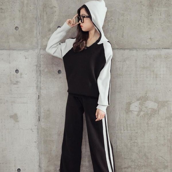 clothing sets 2021 autumn teenage girls knitted set children hooded and wide leg pants kids casual two piece set, #91661, White
clothing sets 2021 autumn teenage girls knitted set children hooded and wide leg pants kids casual two piece set, #91661, White