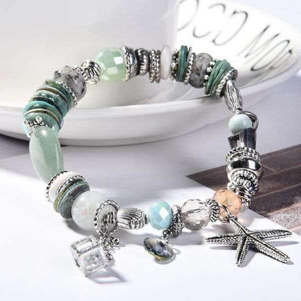 2018 new bracelet bohemian mini fresh natural stone crystal lady bracelet starfish shell fashion bracelet sell, Golden;silver
2018 new bracelet bohemian mini fresh natural stone crystal lady bracelet starfish shell fashion bracelet sell, Golden;silver