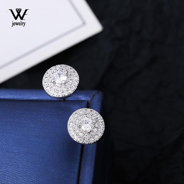 we luxury cz stud earrings for women fashion s925 sterling silver color party zircon wedding earring jewelry girl gifts, Golden;silver
we luxury cz stud earrings for women fashion s925 sterling silver color party zircon wedding earring jewelry girl gifts, Golden;silver