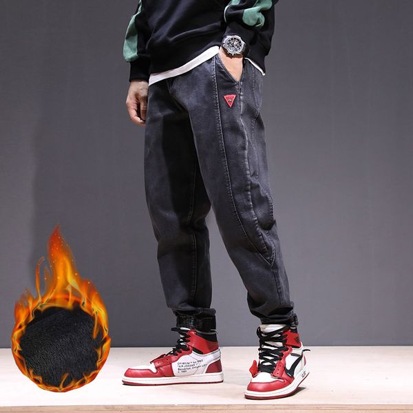 2021 new japanese style fashion men loose fit spliced designer cargo pants streetwear hip hop joggers velvet winter warm jeans male ad6b, Blue
2021 new japanese style fashion men loose fit spliced designer cargo pants streetwear hip hop joggers velvet winter warm jeans male ad6b, Blue