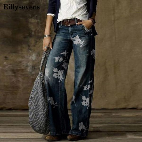 women's jeans vintage fashion girls mom women sweet florals print straight denim pant trouser harajuku streetwear, Blue
women's jeans vintage fashion girls mom women sweet florals print straight denim pant trouser harajuku streetwear, Blue