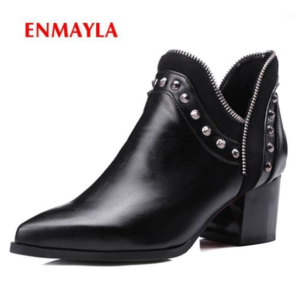 enmayla 2020 new fashion women pointed toe square heel ankle boots lady solid rivet motorcycle boots big size 34-43 zyl5131, Black
enmayla 2020 new fashion women pointed toe square heel ankle boots lady solid rivet motorcycle boots big size 34-43 zyl5131, Black