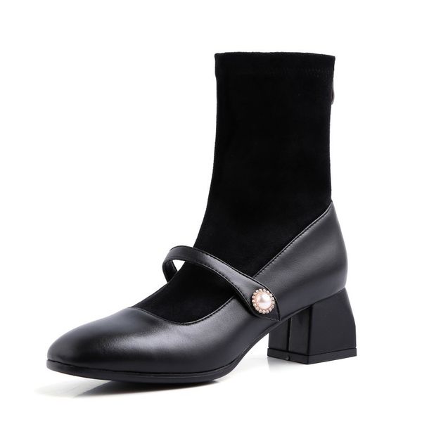 2020 version fine heel on toe feminine sole tube boots spring and new backward french 3kbg, Black
2020 version fine heel on toe feminine sole tube boots spring and new backward french 3kbg, Black