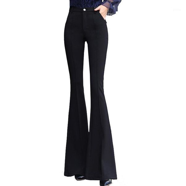flare black suit pants high waist women slim wide leg big flared trousers women office work wear bell bottom full length1, Black;white
flare black suit pants high waist women slim wide leg big flared trousers women office work wear bell bottom full length1, Black;white