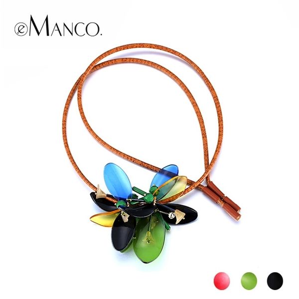 emanco wholesale acrylic flower statement necklace adjustable leather 3 colors green necklaces for women fashion colar feminino y200323, Silver
emanco wholesale acrylic flower statement necklace adjustable leather 3 colors green necklaces for women fashion colar feminino y200323, Silver