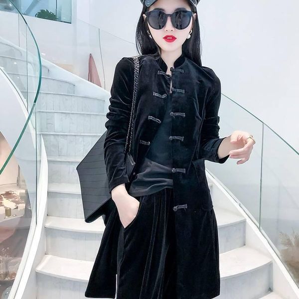autumn tang costume artistic ethnic style coats and jackets women velet retro 2020 woman artistic girl single breasted vintage1, Tan;black
autumn tang costume artistic ethnic style coats and jackets women velet retro 2020 woman artistic girl single breasted vintage1, Tan;black