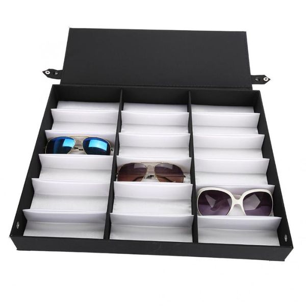 18 grids eyeglasses display case dust-proof lockable sunglasses storage box organizer glasses jewelry display box, Pink;blue
18 grids eyeglasses display case dust-proof lockable sunglasses storage box organizer glasses jewelry display box, Pink;blue