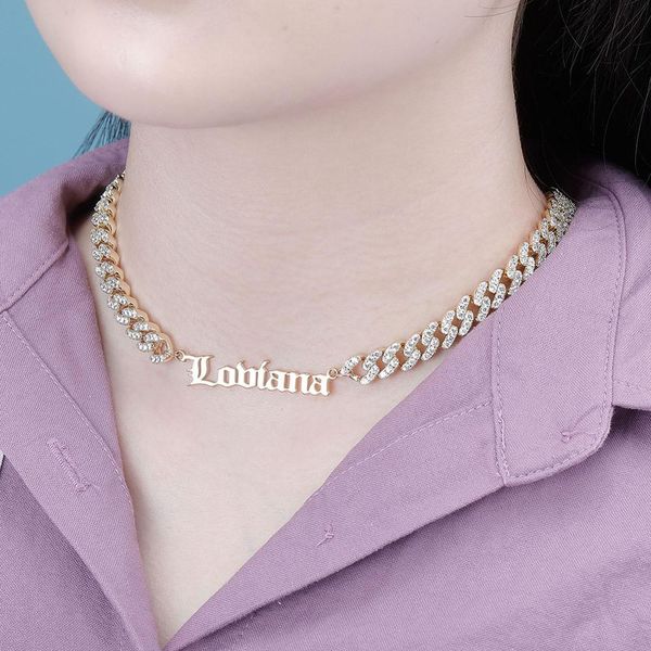 new fashion iced out charm name choker necklace stainless steel 26 different style custom letter pendant gift q1216, Silver
new fashion iced out charm name choker necklace stainless steel 26 different style custom letter pendant gift q1216, Silver