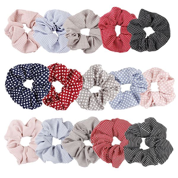 24pcs vintage scrunchie stretch headband dot plaid scrunchies women elastic hair bands girls hair ties striped hair accessories, Black;brown 
24pcs vintage scrunchie stretch headband dot plaid scrunchies women elastic hair bands girls hair ties striped hair accessories, Black;brown