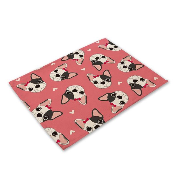 pug dog pattern cotton linen pad dining table mats coaster bowl cup mat pattern kitchen placemat 4232cm home decor ml0020 h wmtgpn
pug dog pattern cotton linen pad dining table mats coaster bowl cup mat pattern kitchen placemat 4232cm home decor ml0020 h wmtgpn