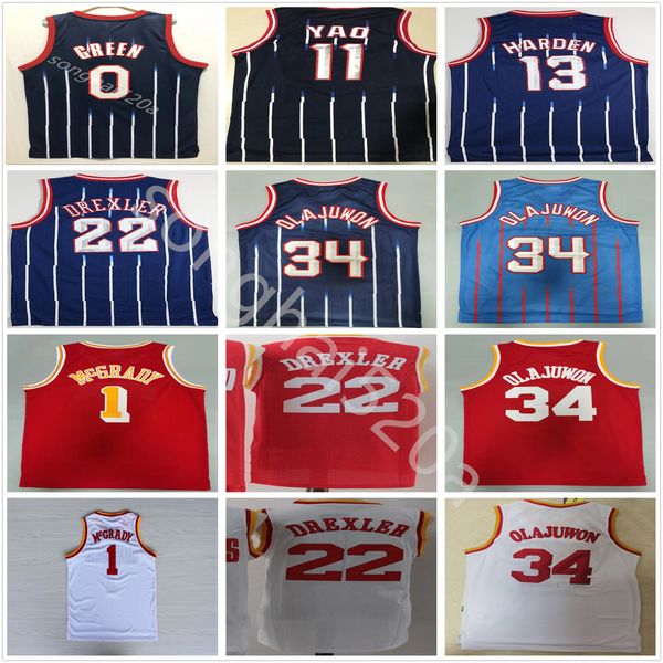 retro vintage classic jalen 0 green basketball jerseys men hakeem olajuwon 34 clyde drexler 22 tracy 1 mcgrady 13 harden steve 3 francis yao, Black;red
retro vintage classic jalen 0 green basketball jerseys men hakeem olajuwon 34 clyde drexler 22 tracy 1 mcgrady 13 harden steve 3 francis yao, Black;red