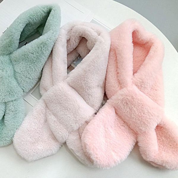 scarves children boys girls warm collar scarf kids plush neck warmer faux fur cross solid color furry soft neckerchief, Blue;gray
scarves children boys girls warm collar scarf kids plush neck warmer faux fur cross solid color furry soft neckerchief, Blue;gray