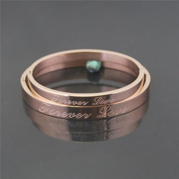 bangle romantic 8mm forever love couple bracelets for women vintage rose gold color stainless steel bangles birthday jewelry men gift, Black
bangle romantic 8mm forever love couple bracelets for women vintage rose gold color stainless steel bangles birthday jewelry men gift, Black