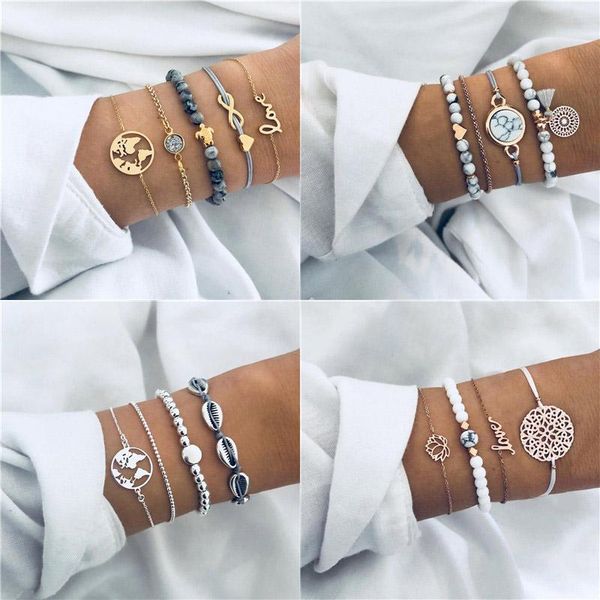 wukalo 2020 new bohemian marble stone beads bracelet set for women natural stone tassel pendant bangles bracelet femme jewelry, Black
wukalo 2020 new bohemian marble stone beads bracelet set for women natural stone tassel pendant bangles bracelet femme jewelry, Black