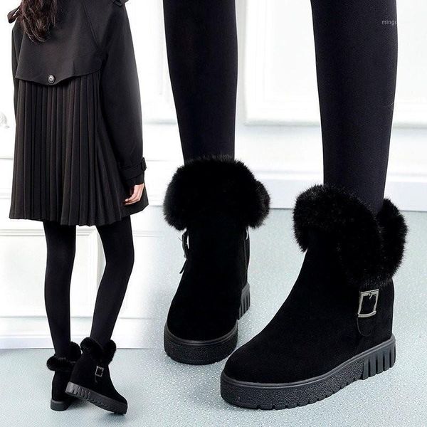 boots snow women's 2021 autumn and winter thick-soled inner increased frosted ankle plus velvet cotton buckle1, Black
boots snow women's 2021 autumn and winter thick-soled inner increased frosted ankle plus velvet cotton buckle1, Black