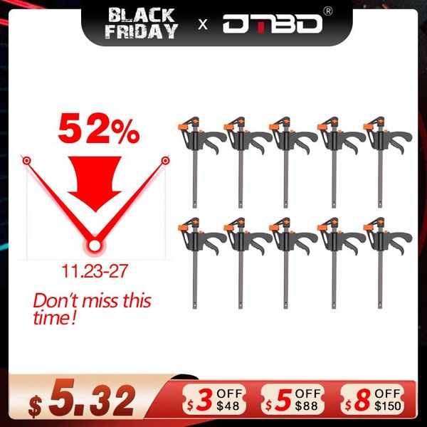 professional hand tool sets dtbd 4 inch 2/3/4/5/10pcs woodworking work bar f clamp clip set hard grip quick ratchet release diy carpentry ga
professional hand tool sets dtbd 4 inch 2/3/4/5/10pcs woodworking work bar f clamp clip set hard grip quick ratchet release diy carpentry ga