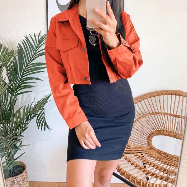 slim bandage dress plus size fashion women long sleeve open front short cardigan suit jacket coat 31, Black;brown
slim bandage dress plus size fashion women long sleeve open front short cardigan suit jacket coat 31, Black;brown