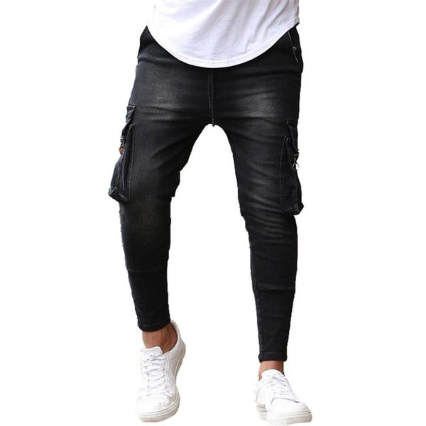 men's jeans 2021 fashion multi-pocket cargo pants solid black blue biker causal denim skinny trousers pencil outwear
men's jeans 2021 fashion multi-pocket cargo pants solid black blue biker causal denim skinny trousers pencil outwear