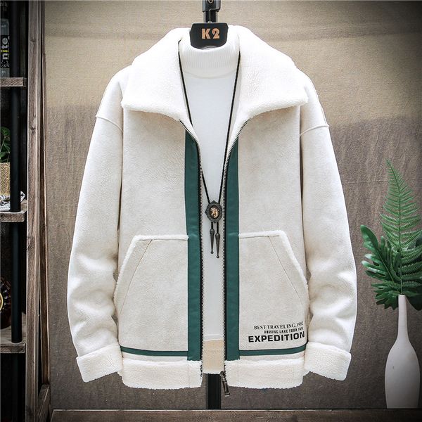 2021 new bomber jacket black white men's winter thick warm teddy coat woolen blend kljc
2021 new bomber jacket black white men's winter thick warm teddy coat woolen blend kljc