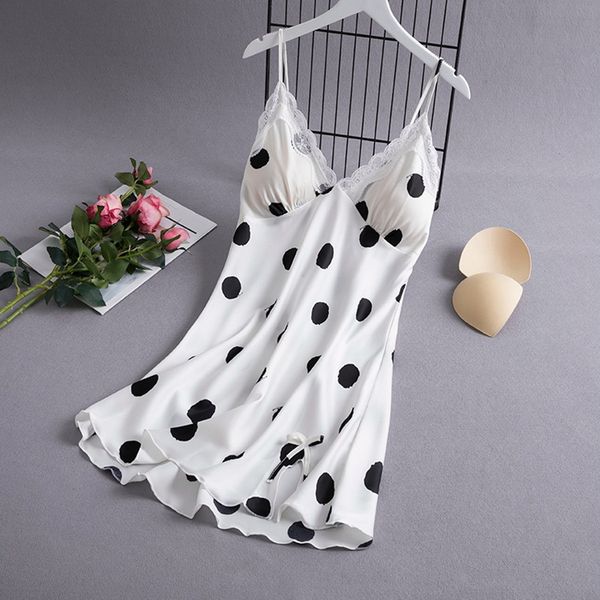 polka dot lady sleepwear nightwear silky satin spaghetti strap nightdress homewear nightie home dressing gown nightgown, Black;red
polka dot lady sleepwear nightwear silky satin spaghetti strap nightdress homewear nightie home dressing gown nightgown, Black;red