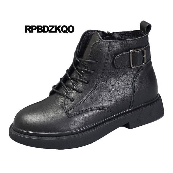 front lace up casual ankle boots autumn women booties combat flat black british motorcycle winter biker shoes round toe
front lace up casual ankle boots autumn women booties combat flat black british motorcycle winter biker shoes round toe