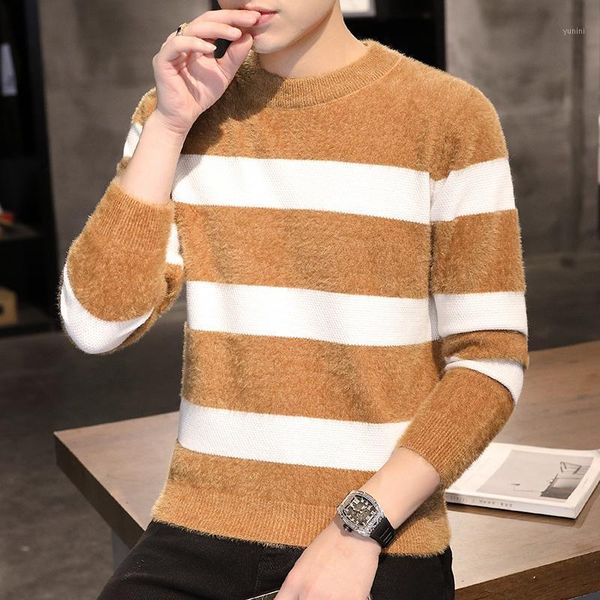 2020 new black and white striped sweater male v-neck long-sleeve brand men's slim fashion casual overalls cotton pullovers1, White;black
2020 new black and white striped sweater male v-neck long-sleeve brand men's slim fashion casual overalls cotton pullovers1, White;black