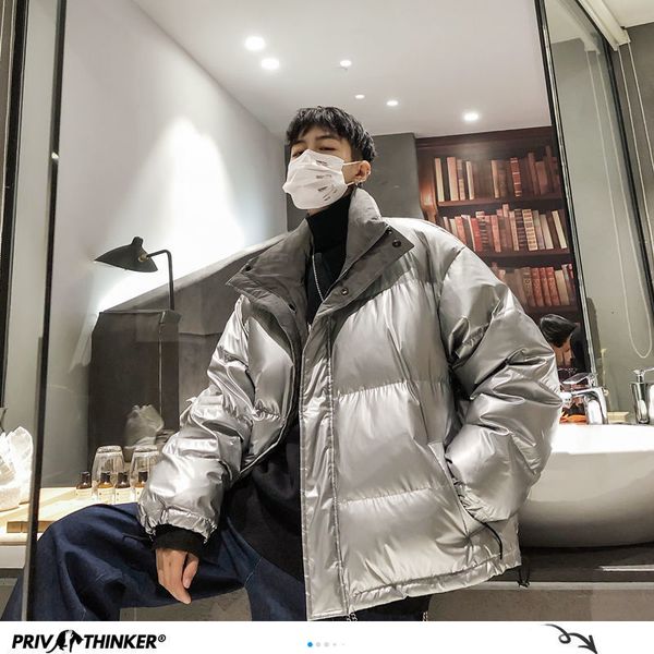 privathinker men 2020 winter casual down jacket woman korean streetwear warm coats thicken zipper man fashion japanese clothing c1115, Black
privathinker men 2020 winter casual down jacket woman korean streetwear warm coats thicken zipper man fashion japanese clothing c1115, Black