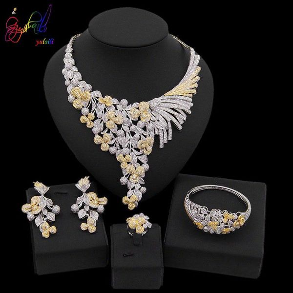 yulaili 2020 новый дизайн cubic zirconia свадебные украшения для свадебных украшений bridal cell mountry changly серьги кольца очарование бр, Silver
yulaili 2020 новый дизайн cubic zirconia свадебные украшения для свадебных украшений bridal cell mountry changly серьги кольца очарование бр, Silver