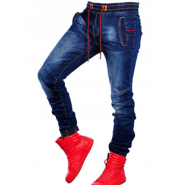 men skinny jeans ripped grid patchwork stretch denim pants elastic hip-hop jogging pencil pants 2021 men's clothing, Blue
men skinny jeans ripped grid patchwork stretch denim pants elastic hip-hop jogging pencil pants 2021 men's clothing, Blue