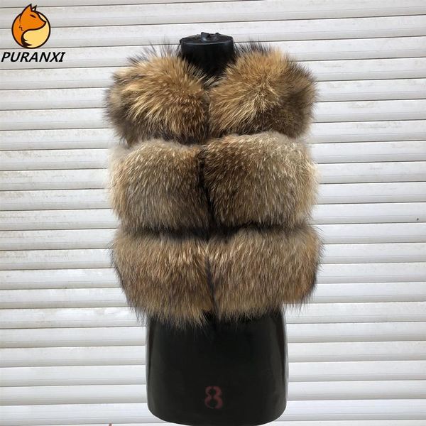 2020 women's 100% natural real raccoon fur vest genuine gilet waistcoat fashion female short thick warm 3 rows autumn winter1, Black
2020 women's 100% natural real raccoon fur vest genuine gilet waistcoat fashion female short thick warm 3 rows autumn winter1, Black