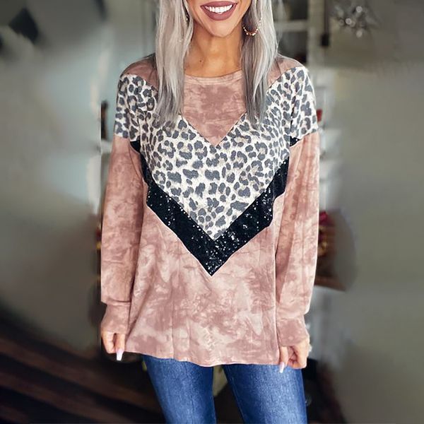 ins shiying sweater womens autumn european and american leopard print sequins contrast color street style crew neck pullover sweatshirt wome, Black
ins shiying sweater womens autumn european and american leopard print sequins contrast color street style crew neck pullover sweatshirt wome, Black