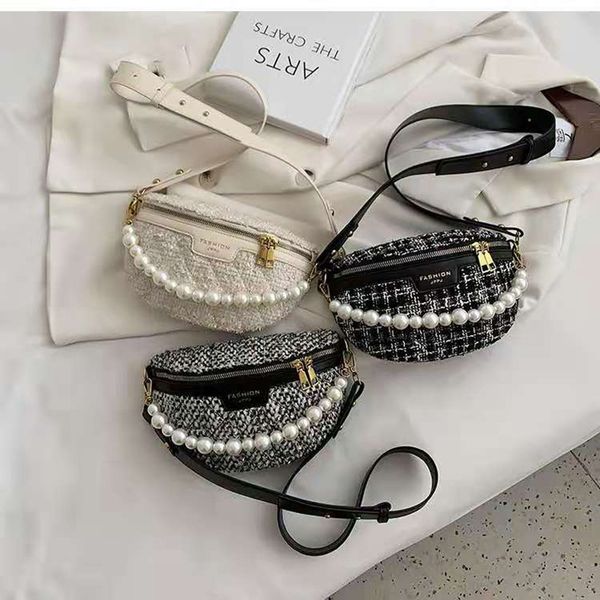 fashion women plaid messenger waist belt bags fanny packs wool pearl crossbody bags for girls shoulder bag
fashion women plaid messenger waist belt bags fanny packs wool pearl crossbody bags for girls shoulder bag