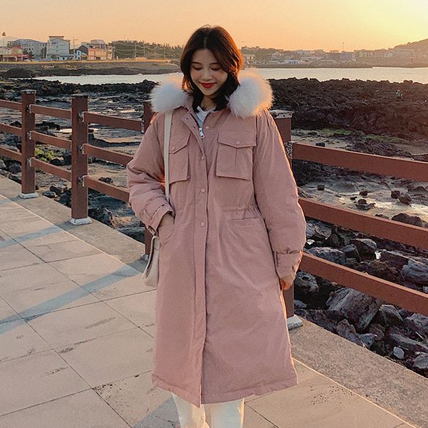 2021 newfemale cold coat x-long hooded winter jackets women's plus size soid with fur collar style thick woman ovxd, Black
2021 newfemale cold coat x-long hooded winter jackets women's plus size soid with fur collar style thick woman ovxd, Black