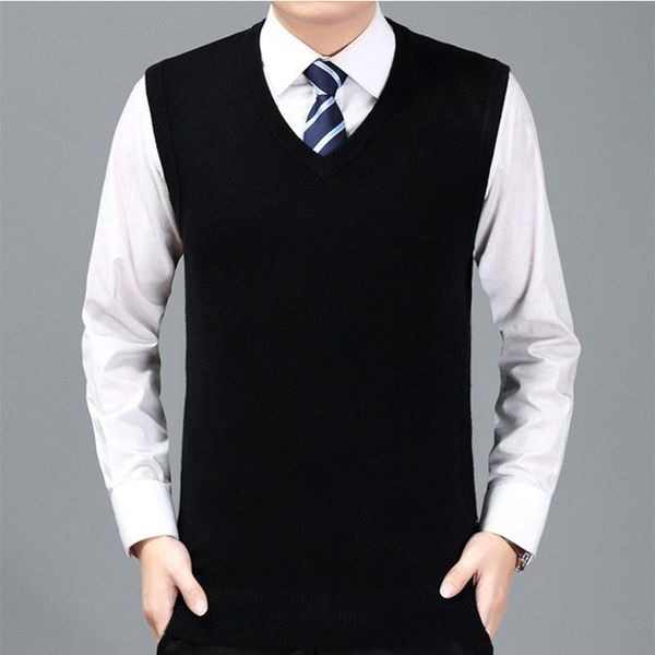 classic men's vest spring/autumn youth men's sleeveless wool vest v-neck medium thick solid color knitted waistcoat, Black;white
classic men's vest spring/autumn youth men's sleeveless wool vest v-neck medium thick solid color knitted waistcoat, Black;white