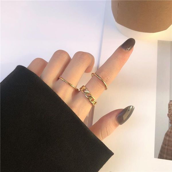 wedding rings metal geometry 3 piece ring temperament is contracted hip-hop punk personality tail women jewelry gift party accessories, Slivery;golden
wedding rings metal geometry 3 piece ring temperament is contracted hip-hop punk personality tail women jewelry gift party accessories, Slivery;golden