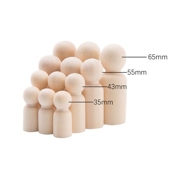 baby toys 10pcs peg dolls maple wood wedding dolls home decor diy nature wooden dolls montessori toy baby products 35/43/55/65mm q1214
baby toys 10pcs peg dolls maple wood wedding dolls home decor diy nature wooden dolls montessori toy baby products 35/43/55/65mm q1214