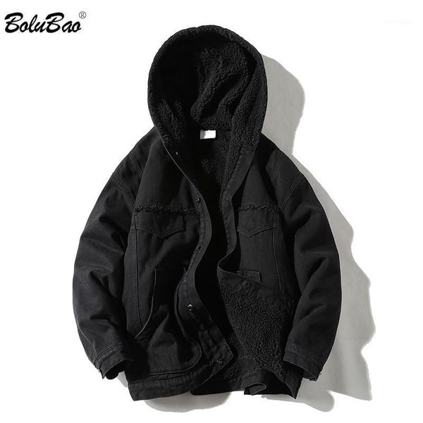 bolubao winter cowboy jackets men fur warm thick cotton hooded parkas casual fashion warm coats male1, Black
bolubao winter cowboy jackets men fur warm thick cotton hooded parkas casual fashion warm coats male1, Black