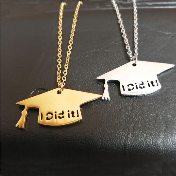 chains stainless steel pendant dr hat i did it graduation necklace for friends custom jewelry gold chain men bff, Silver
chains stainless steel pendant dr hat i did it graduation necklace for friends custom jewelry gold chain men bff, Silver