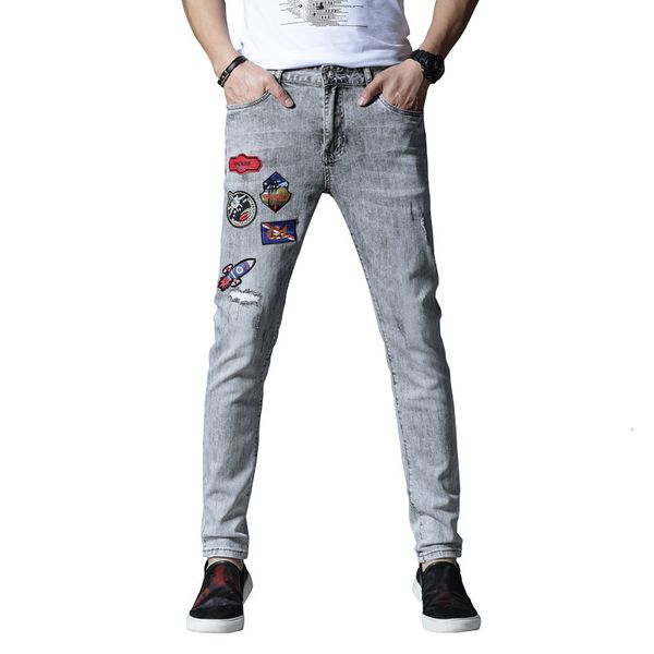 2021 new men's patched jeans ripped for men skinny hip pants summer light gray spring 9vpg, Blue
2021 new men's patched jeans ripped for men skinny hip pants summer light gray spring 9vpg, Blue