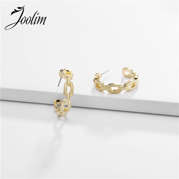 joolim jewelry wholesale hollowout link hoop earrings women earring statement earring, Golden;silver
joolim jewelry wholesale hollowout link hoop earrings women earring statement earring, Golden;silver