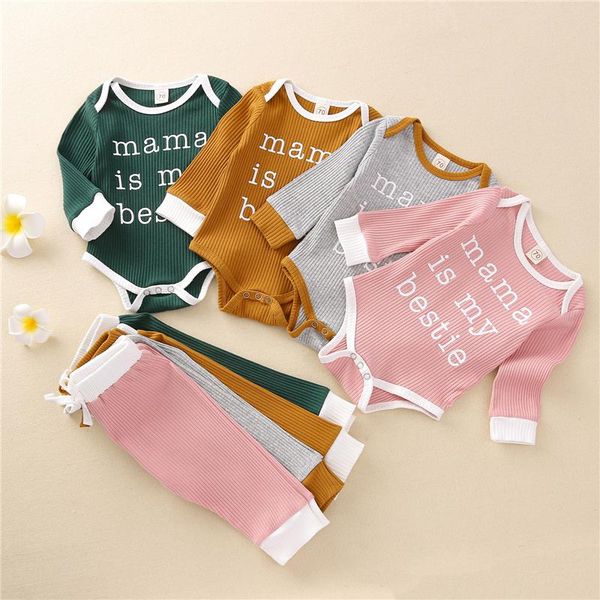 newborn baby girls boys clothes sets letter print knit long sleeve romper pants autumn 2pcs 0-24m, White
newborn baby girls boys clothes sets letter print knit long sleeve romper pants autumn 2pcs 0-24m, White