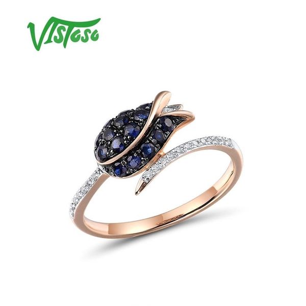 vistoso pure 14k 585 rose gold ring for women ring shining diamond blue sapphire luxury wedding engagement elegant fine jewelry y200321, Slivery;golden
vistoso pure 14k 585 rose gold ring for women ring shining diamond blue sapphire luxury wedding engagement elegant fine jewelry y200321, Slivery;golden