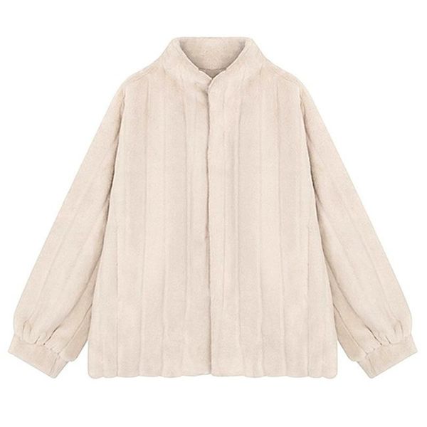 women's fur & faux 2021 winter solid color women overcoat ladies coat button fashion casual female outerwear, Black
women's fur & faux 2021 winter solid color women overcoat ladies coat button fashion casual female outerwear, Black