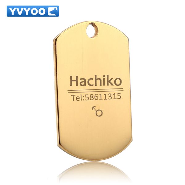 stainless yvyoo steel engraving pet dog cat collar accessories id tag name telephone bb
stainless yvyoo steel engraving pet dog cat collar accessories id tag name telephone bb
